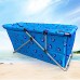 Bathtubs Freestanding Adult Folding Bath tub Waterproof Thick Insulation Folding tub (Color : Blue 3) - B07H7KH12L